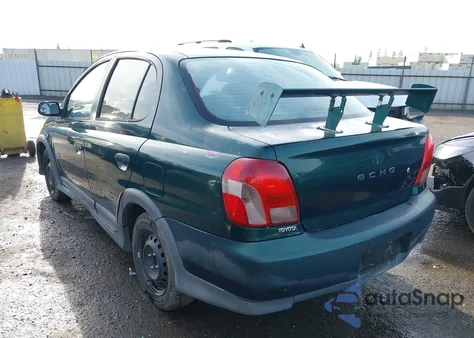 2002 Toyota Echo z USA, uszkodzony, nr VIN JTDBT123625023592